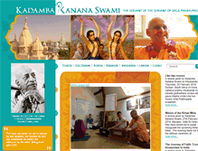 Tablet Screenshot of kkswami.com